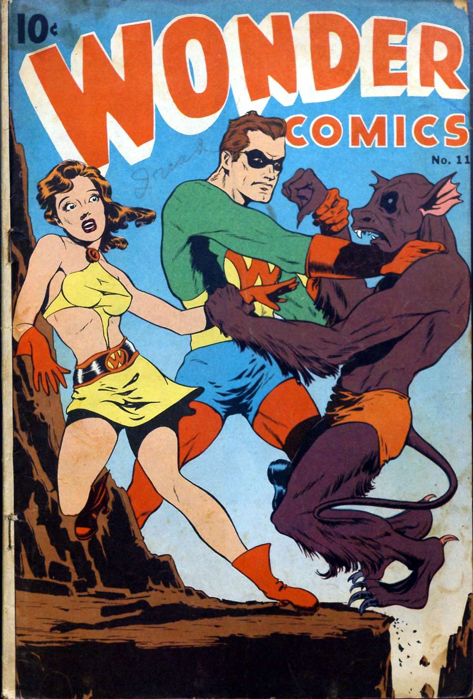 Comic Book Cover For Wonder Comics 11