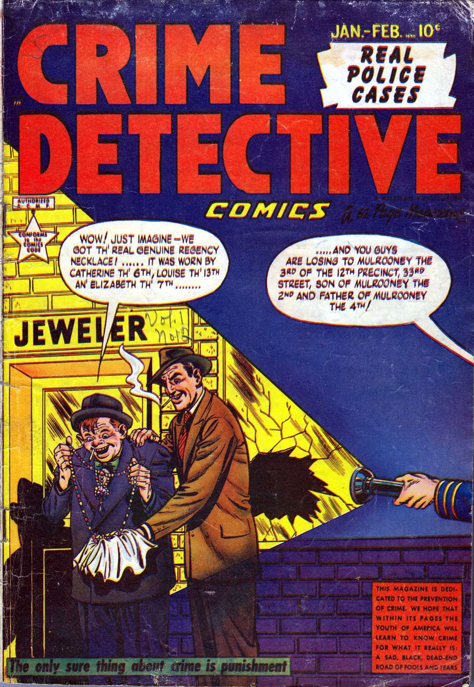 Comic Book Cover For Crime Detective Comics v1 12
