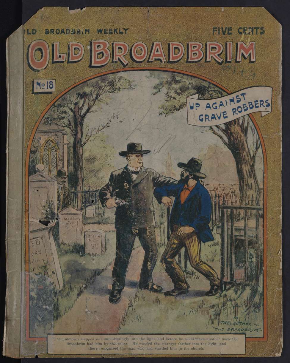Book Cover For Old Broadbrim Weekly 18 - Old Broadbrim Up Against Grave Robbers
