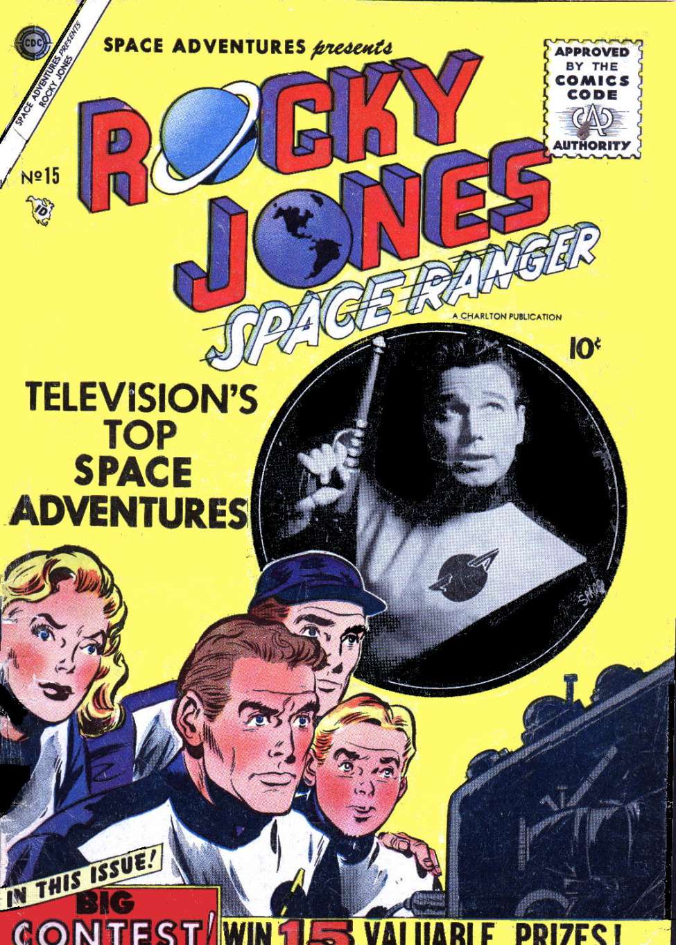 Comic Book Cover For Space Adventures 15