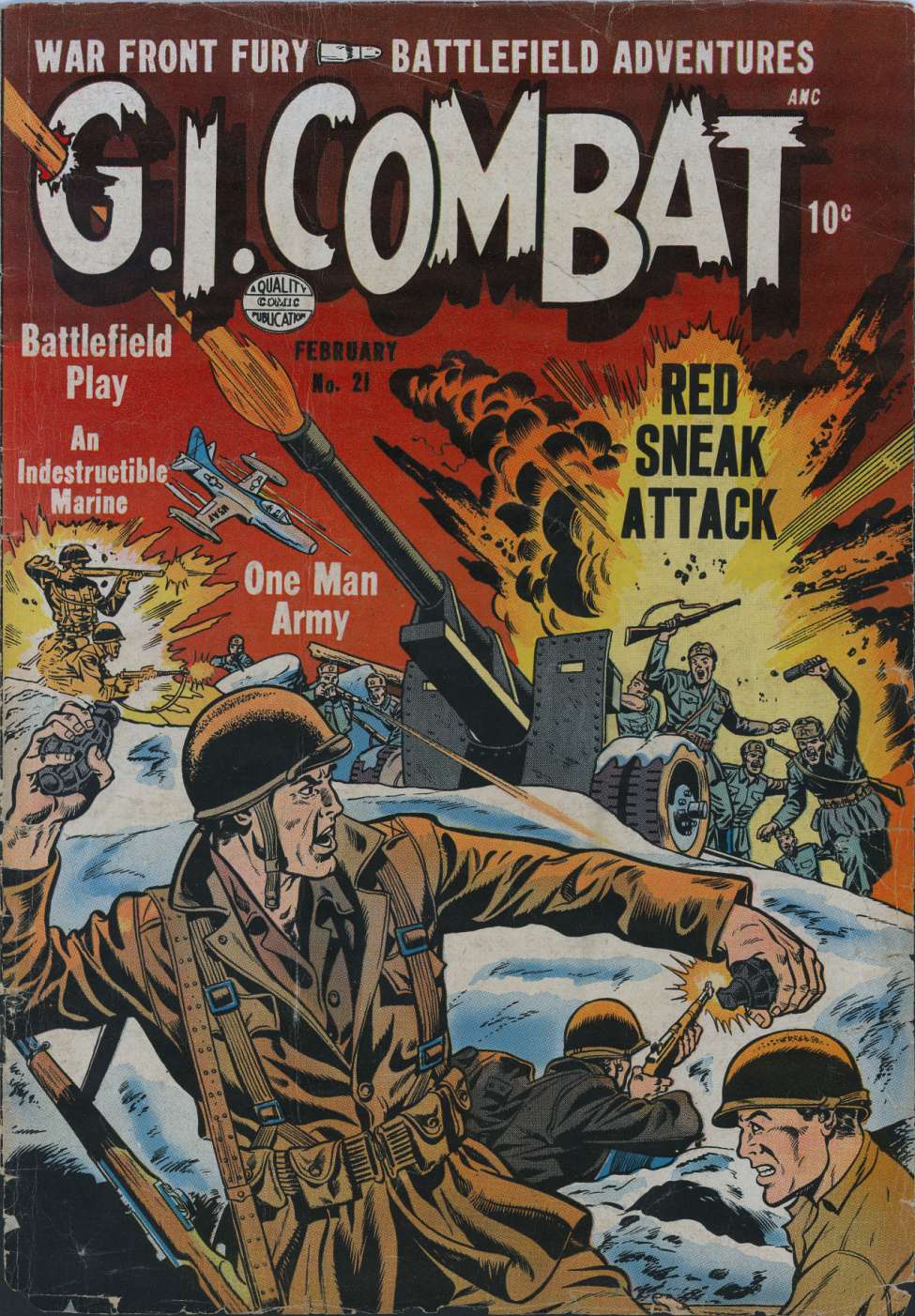 Comic Book Cover For G.I. Combat 21