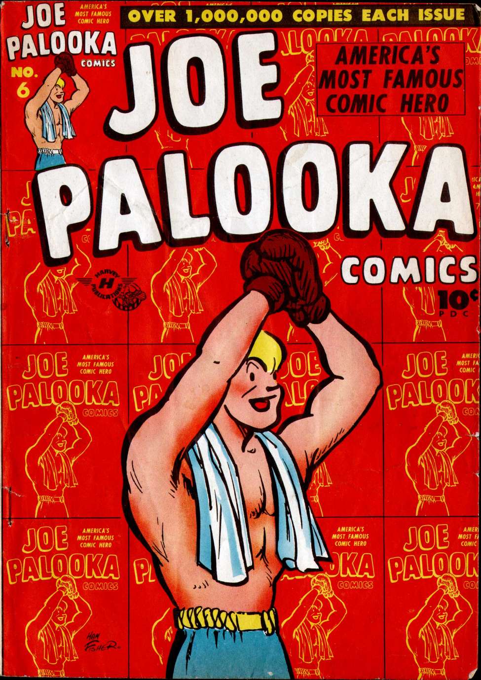 Comic Book Cover For Joe Palooka Comics 6
