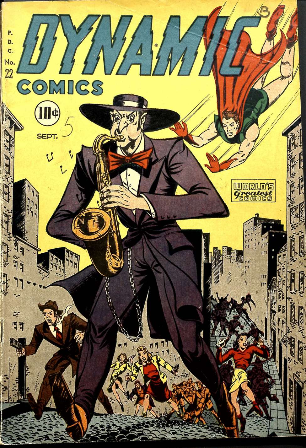 Comic Book Cover For Dynamic Comics 22 - Version 2