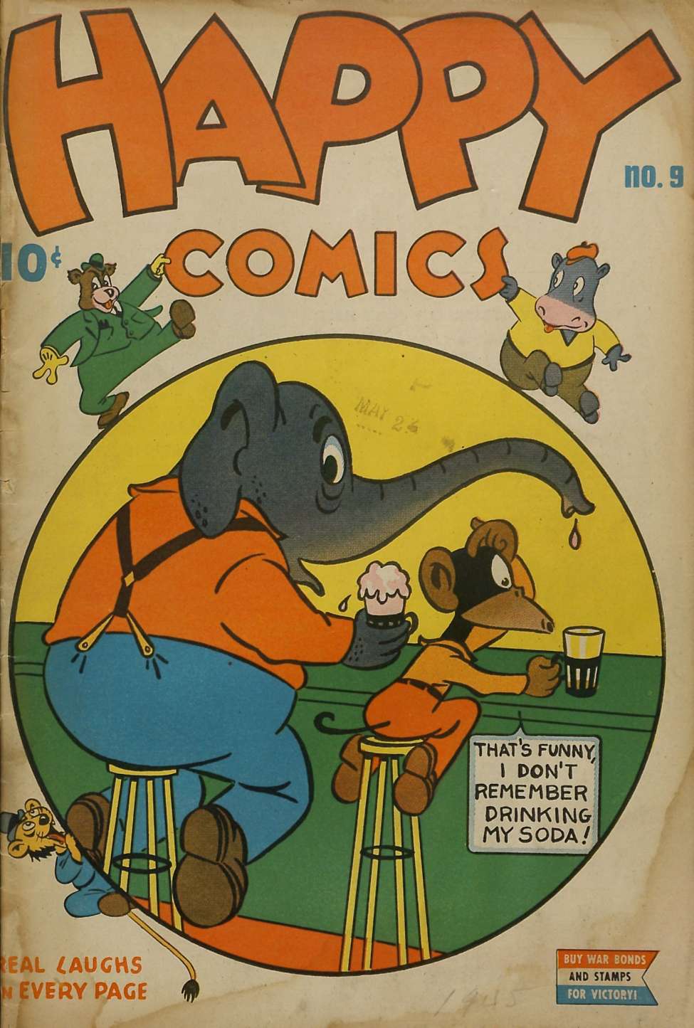 Book Cover For Happy Comics 9