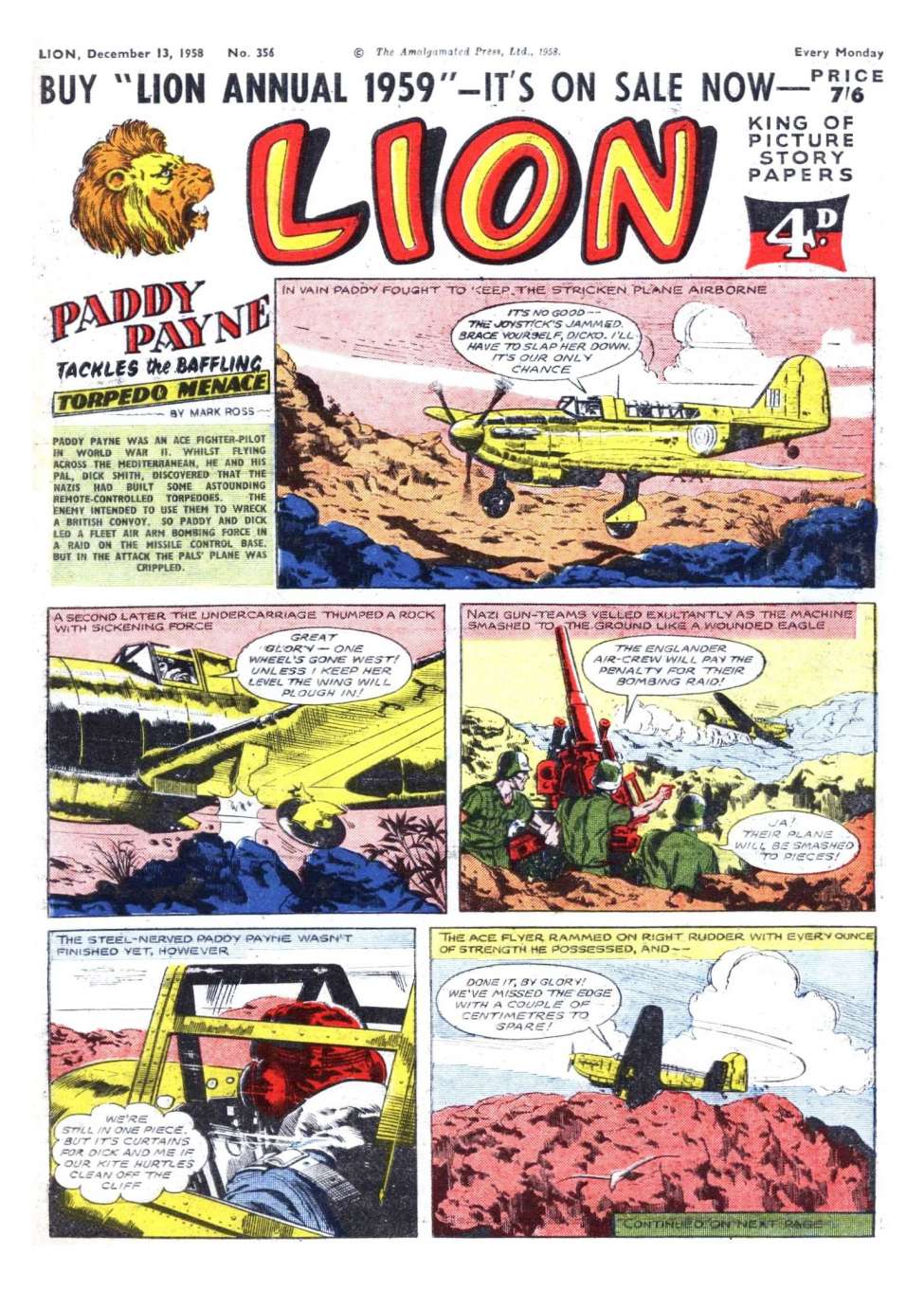 Comic Book Cover For Lion 356