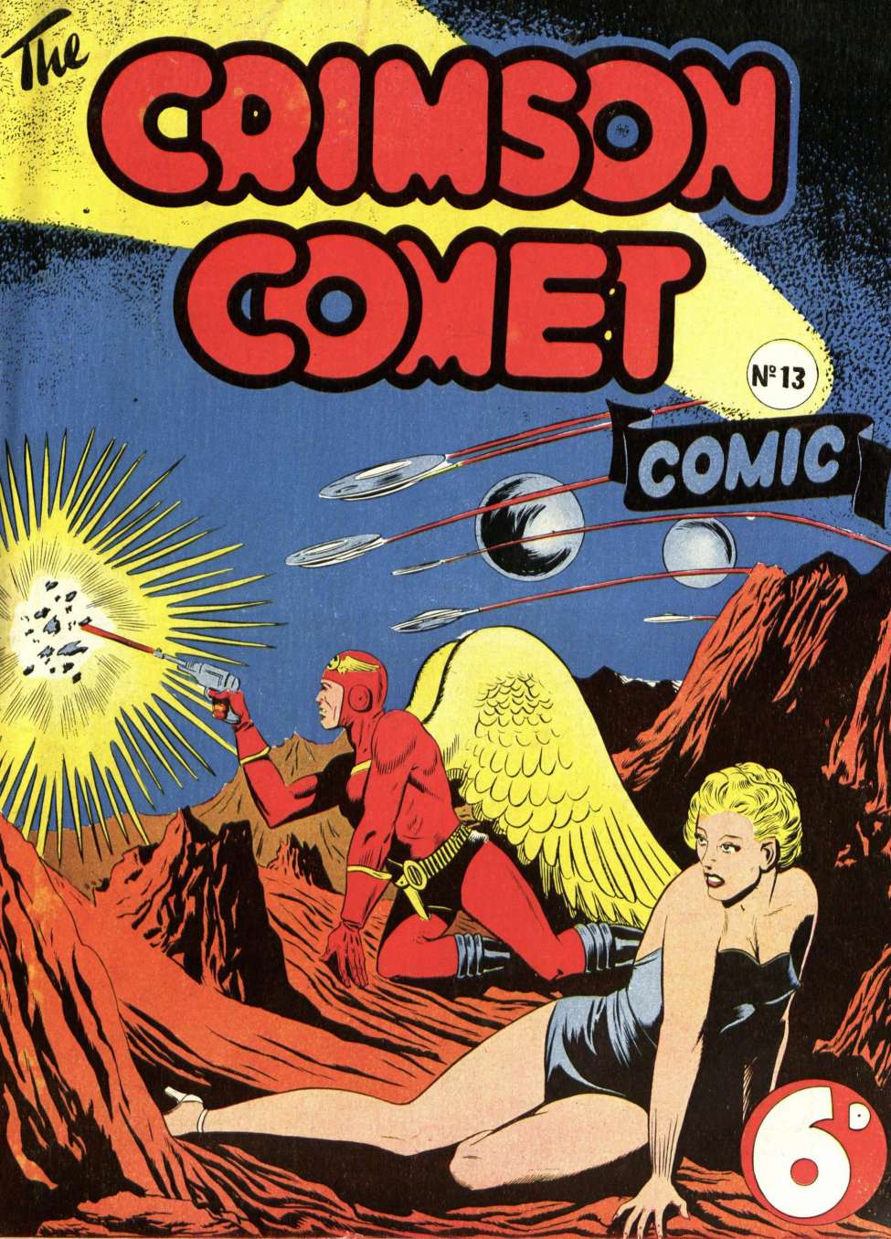 Book Cover For The Crimson Comet Comic 13