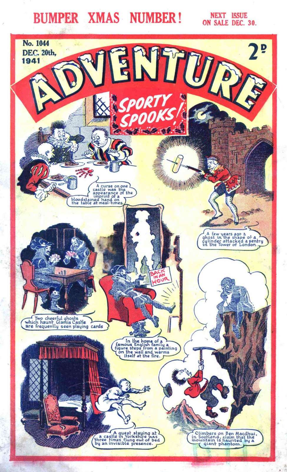 Comic Book Cover For Adventure 1044