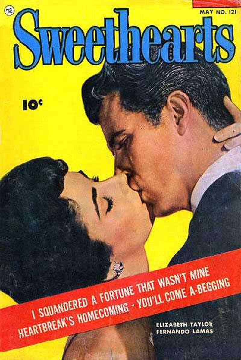 Comic Book Cover For Sweethearts 121