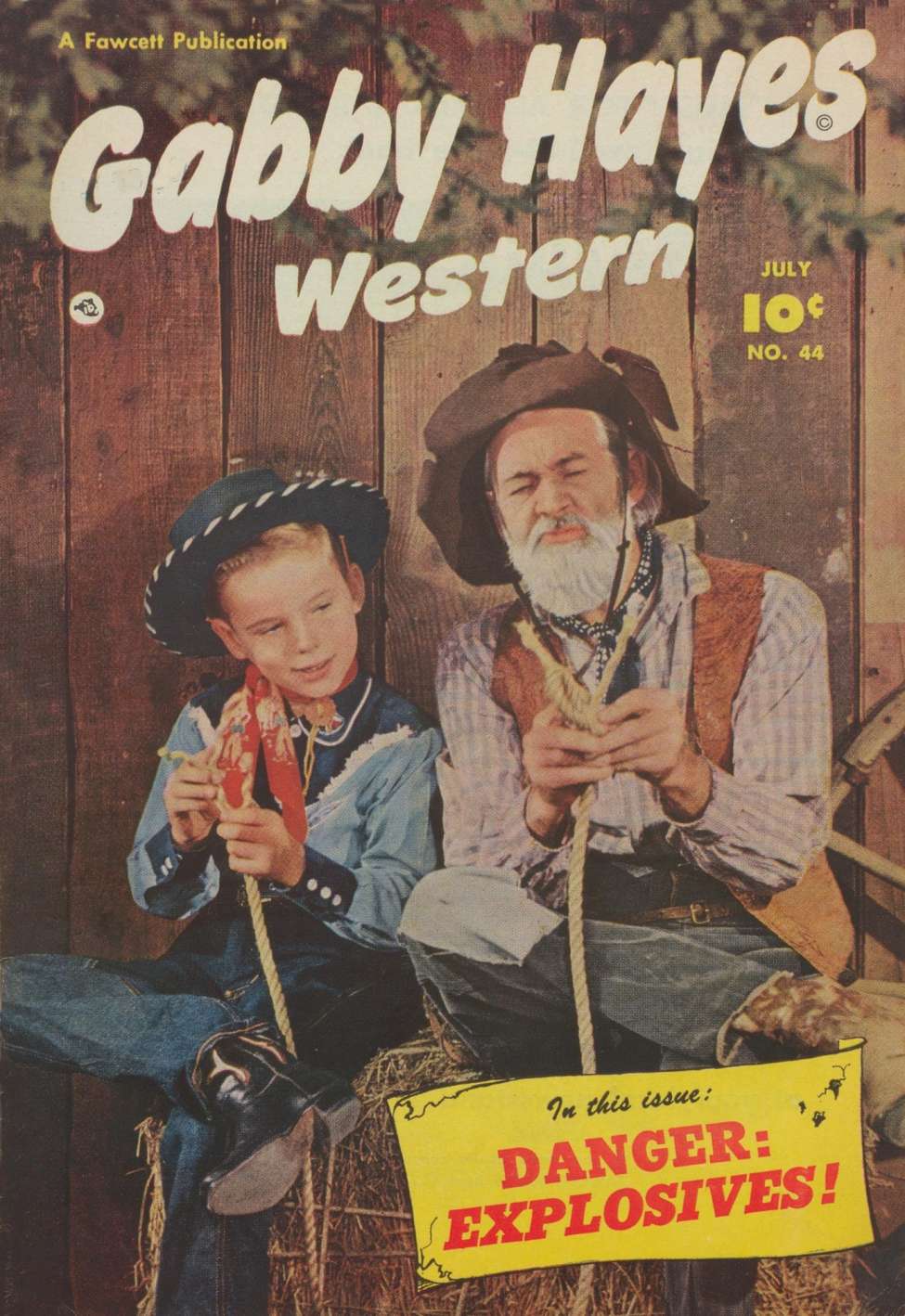 Comic Book Cover For Gabby Hayes Western 44