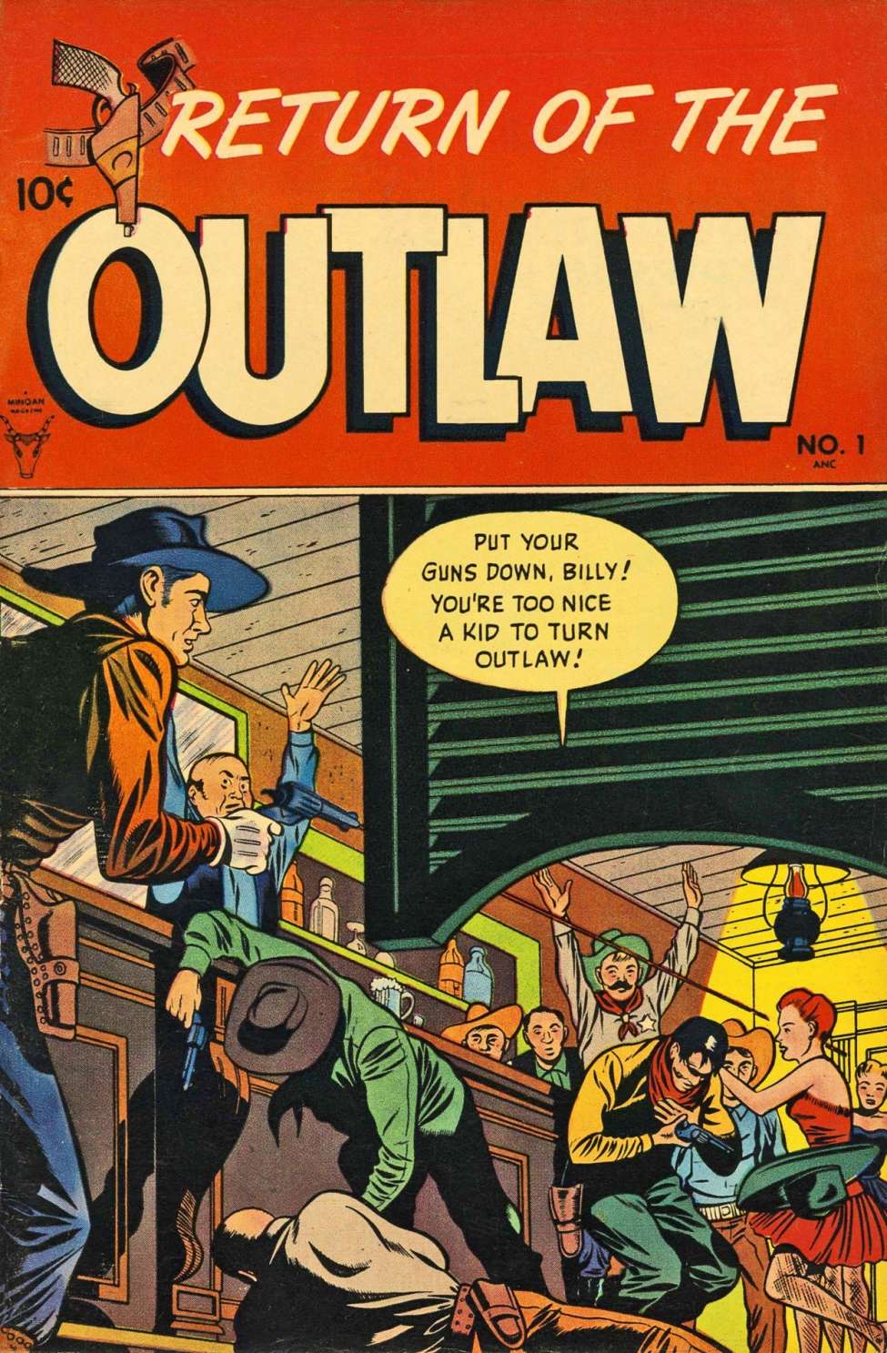 Comic Book Cover For Return of the Outlaw 1