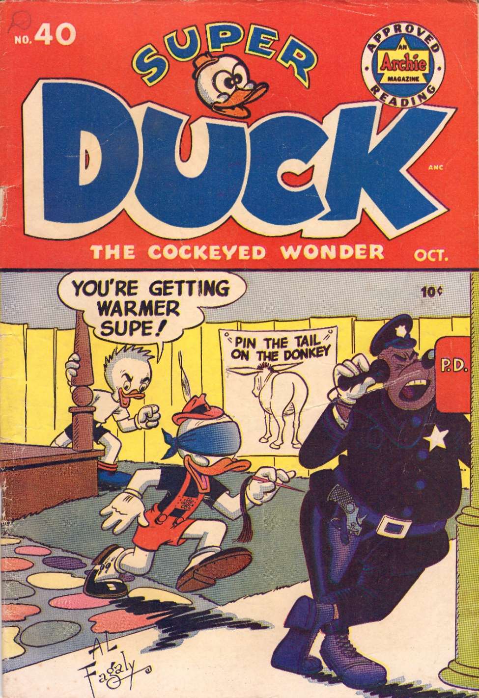 Comic Book Cover For Super Duck 40