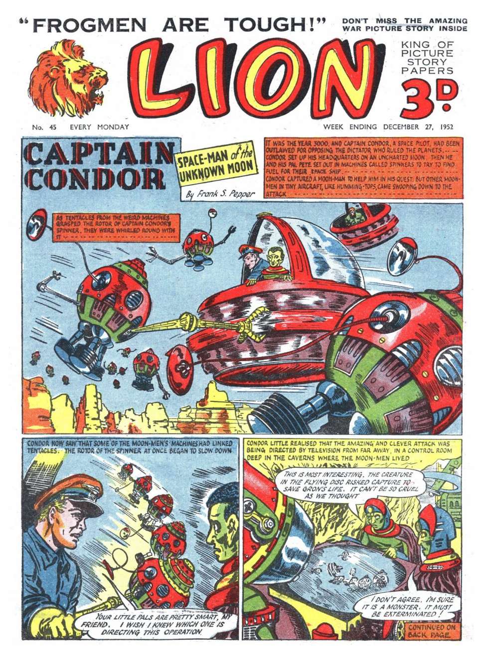 Comic Book Cover For Lion 45