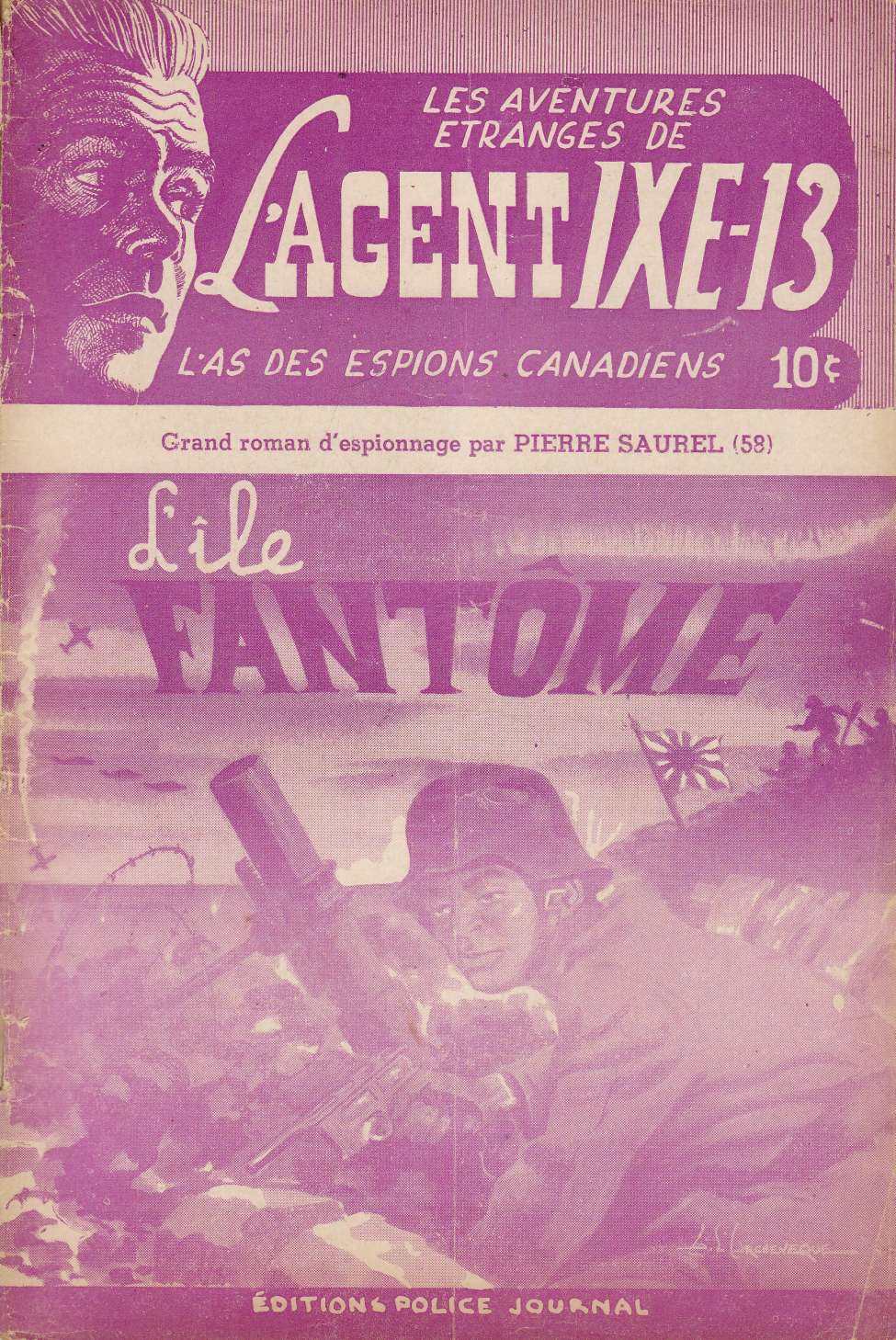Comic Book Cover For L'Agent IXE-13 v2 58 - L'île fantôme