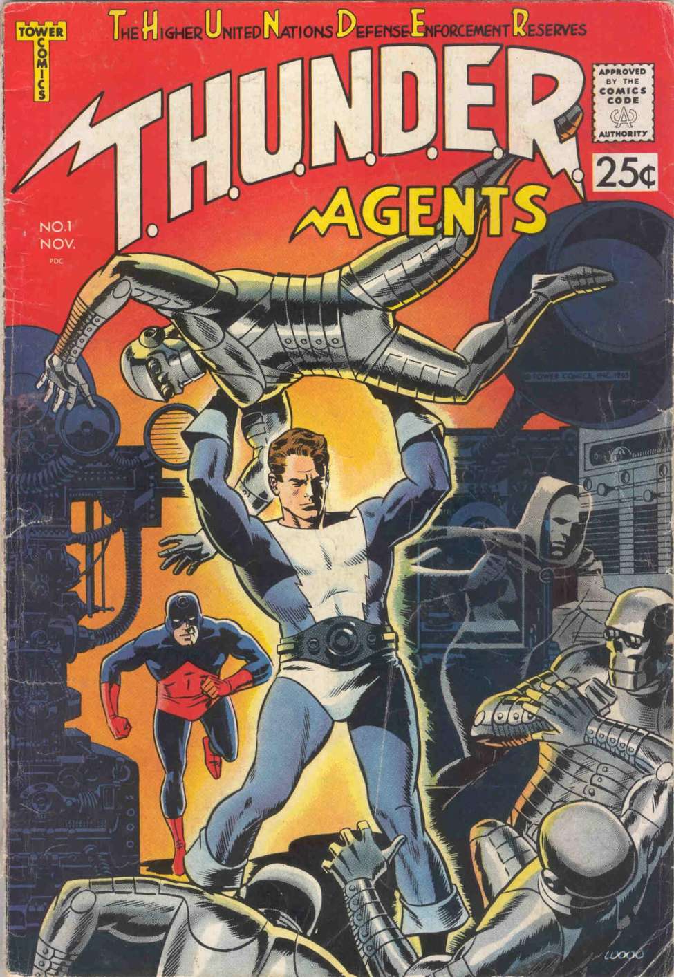 Book Cover For T.H.U.N.D.E.R. Agents 1