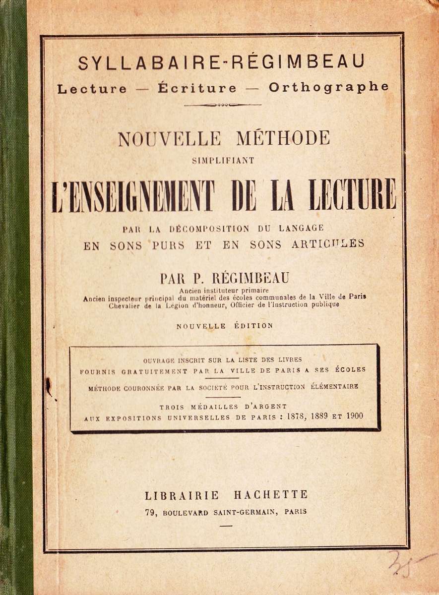 Book Cover For L'enseignement de la Lecture