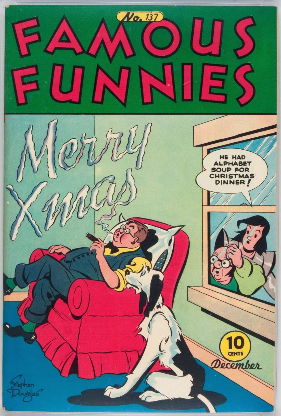 Comic Book Cover For Famous Funnies 137