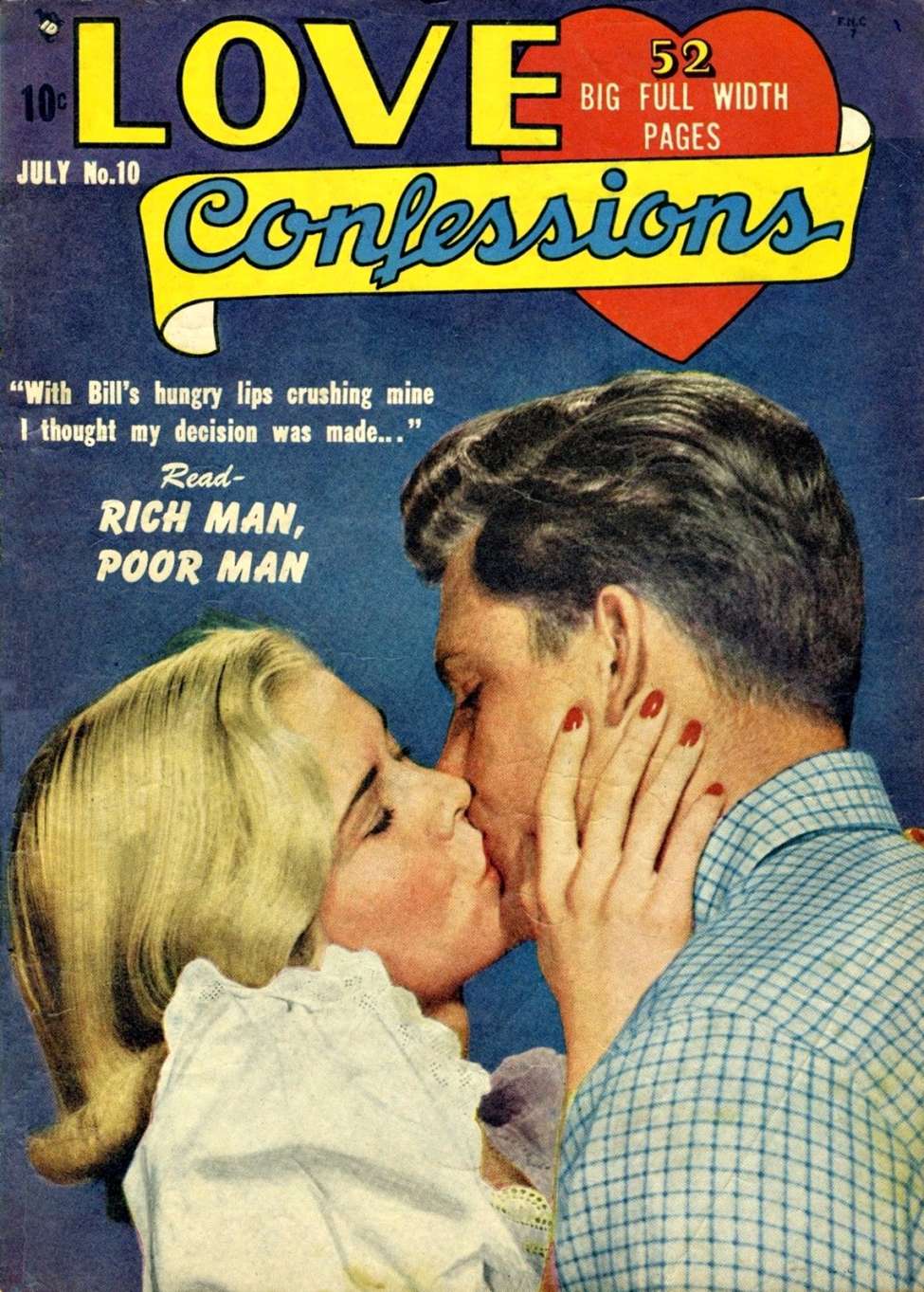 Comic Book Cover For Love Confessions 10
