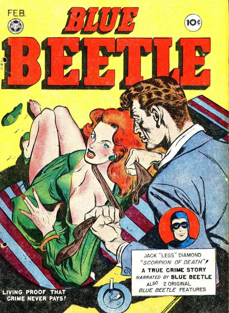 Comic Book Cover For Blue Beetle 53 - Version 1