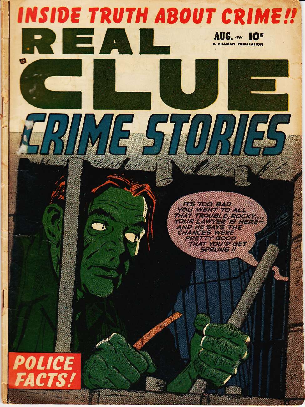 Book Cover For Real Clue Crime Stories v6 6