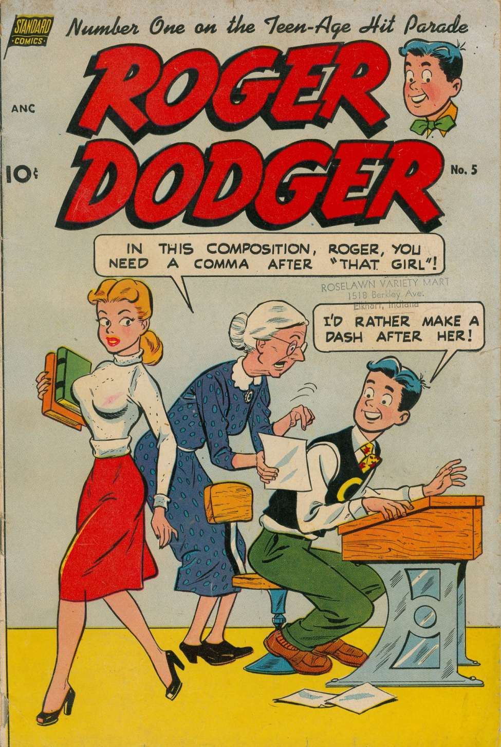 Comic Book Cover For Roger Dodger 5