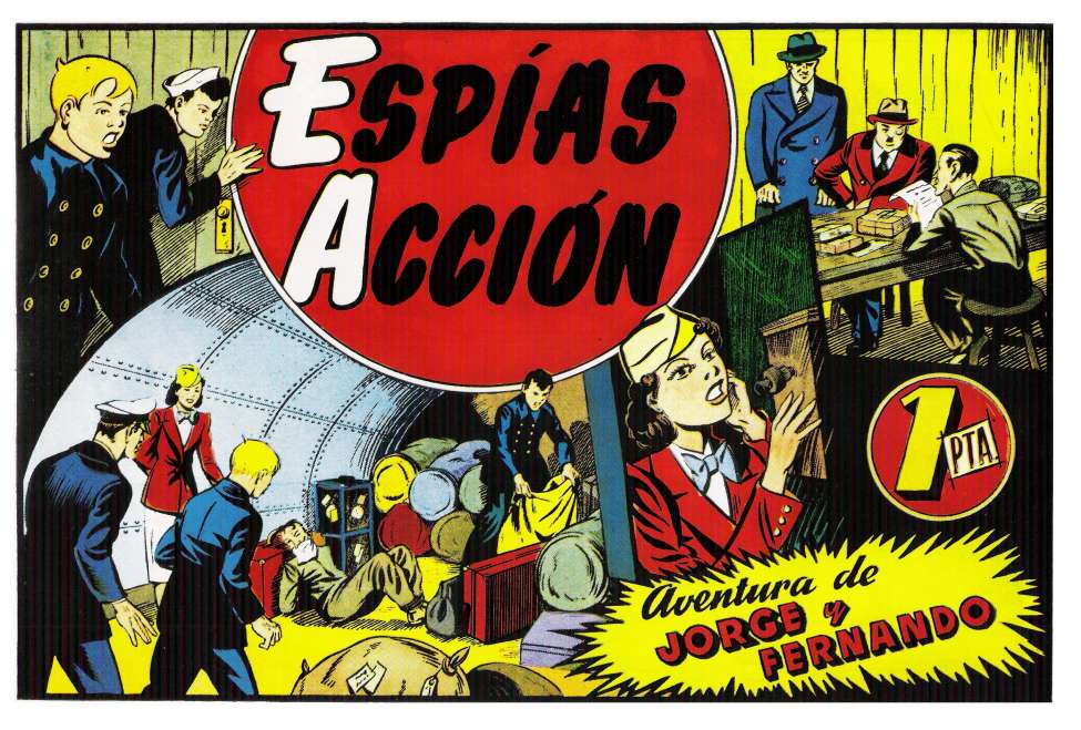 Book Cover For Jorge y Fernando 47 - Espías Acción
