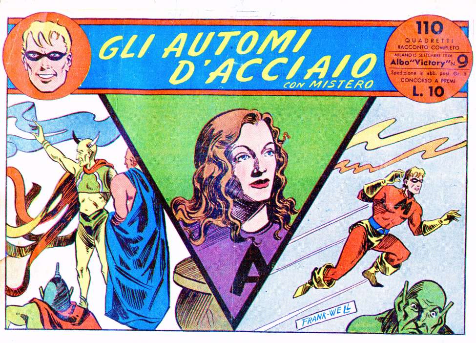 Comic Book Cover For Mistero 9 - Gli Automi D' Acciaio