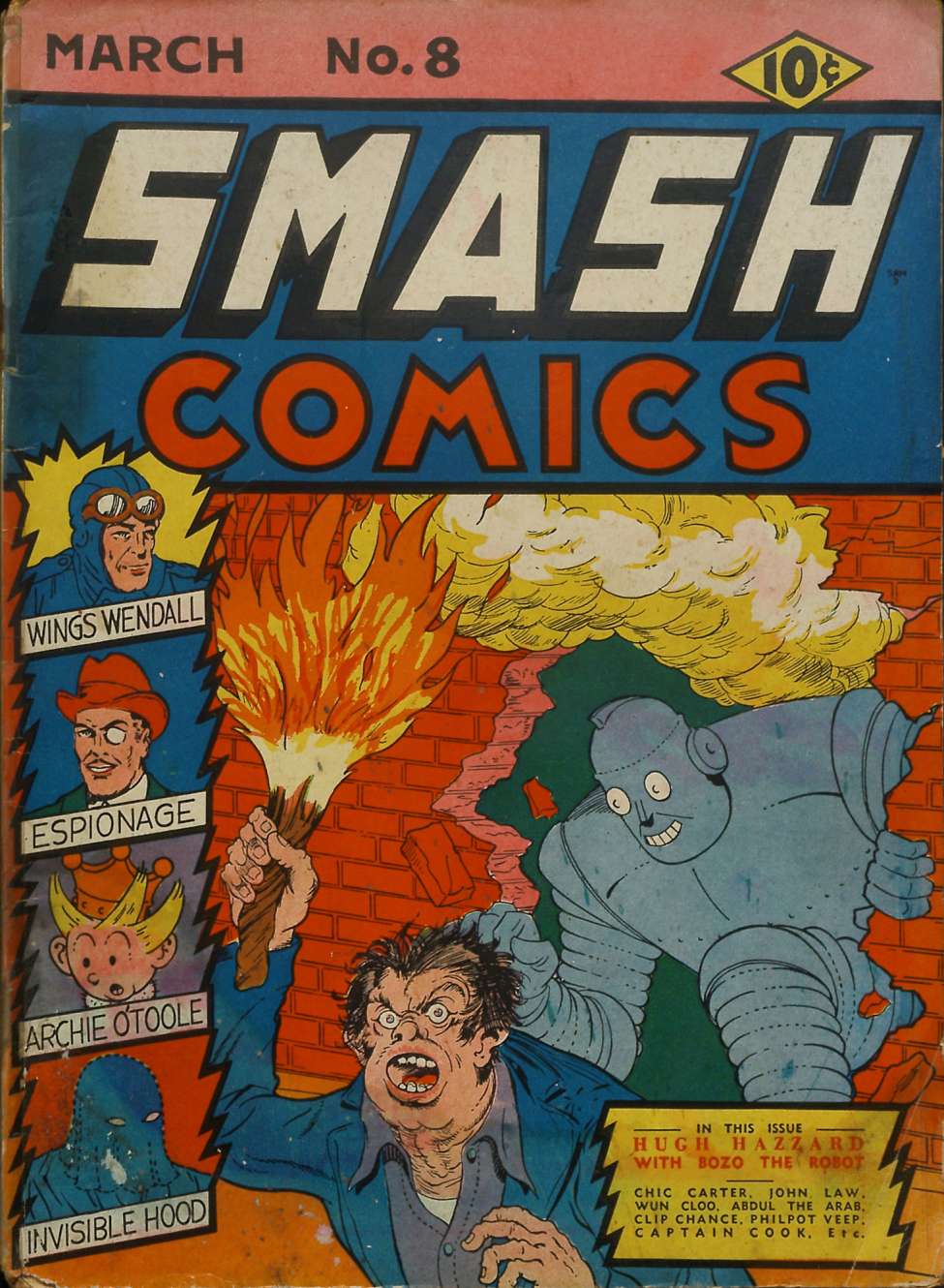Book Cover For Smash Comics 8