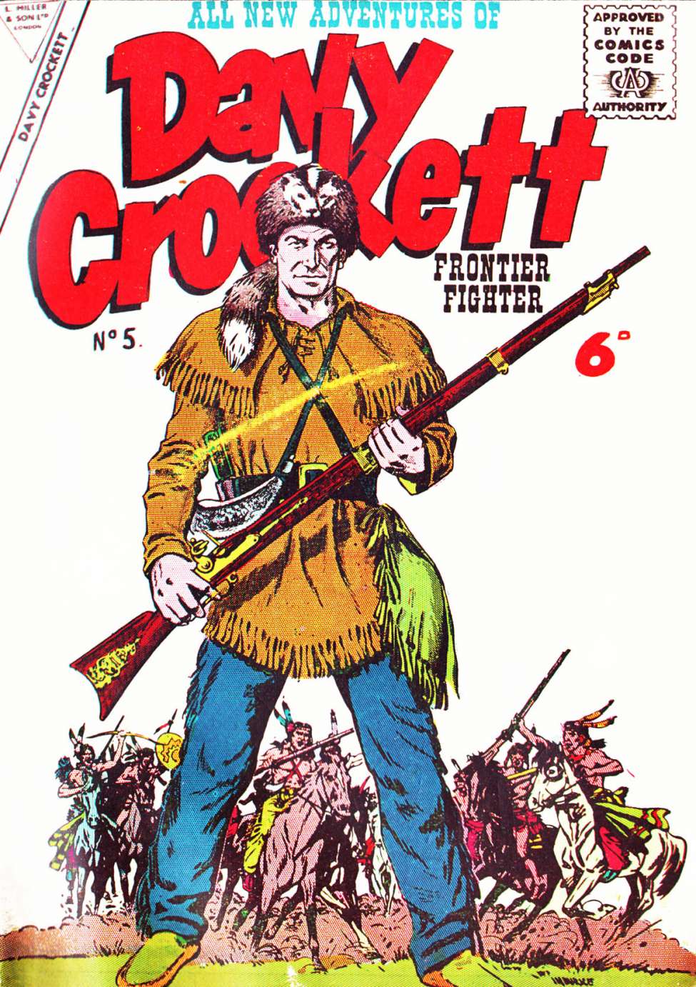 Book Cover For Davy Crockett 5
