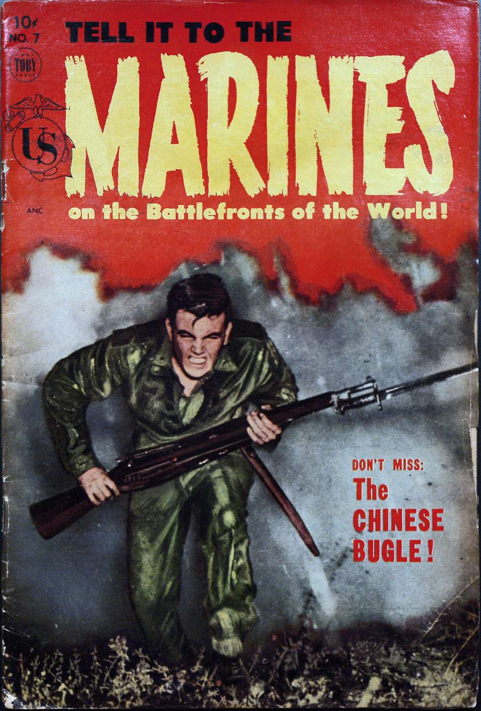 Comic Book Cover For Tell It to the Marines 7