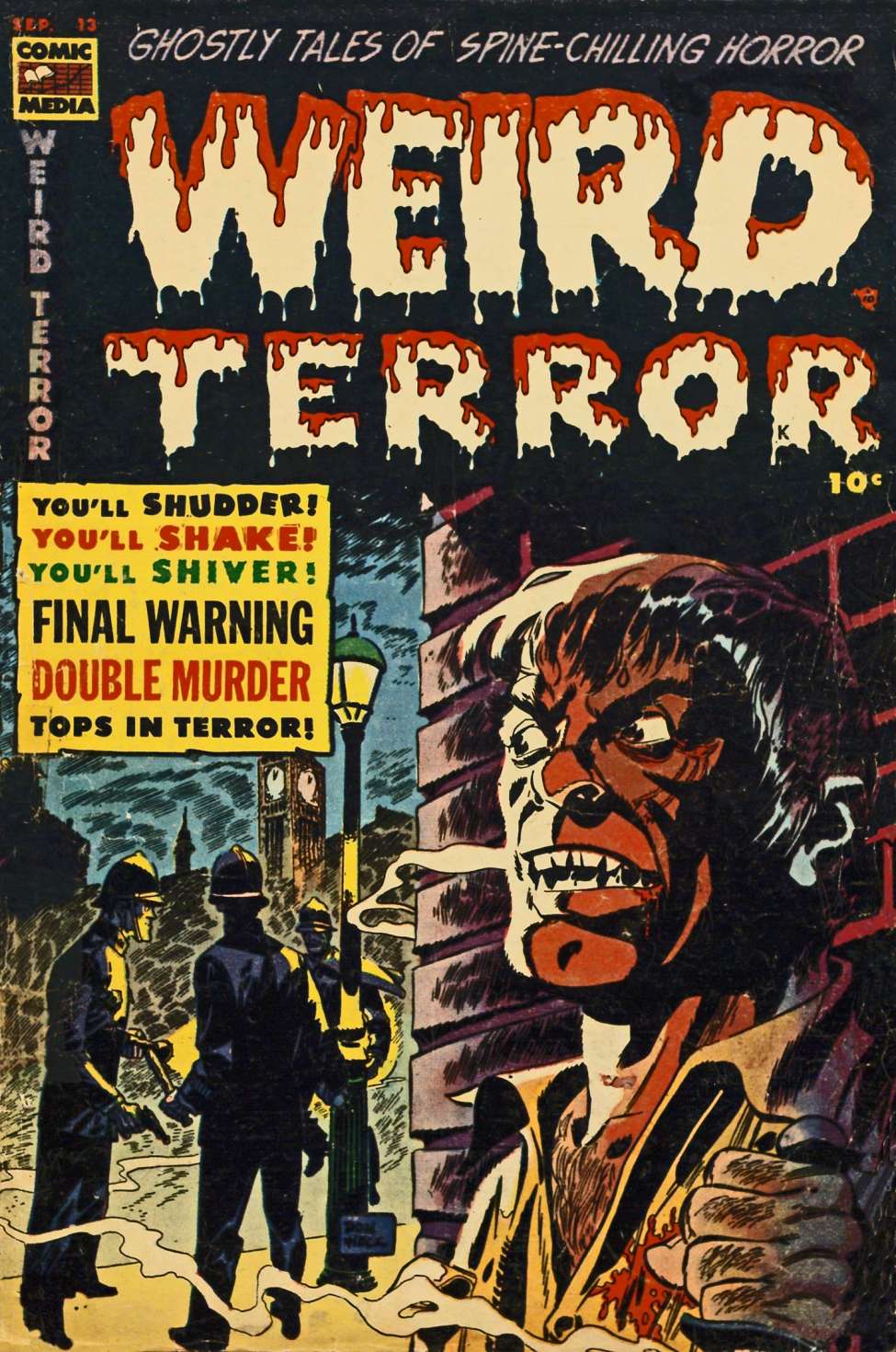 Book Cover For Weird Terror 13 - Version 2