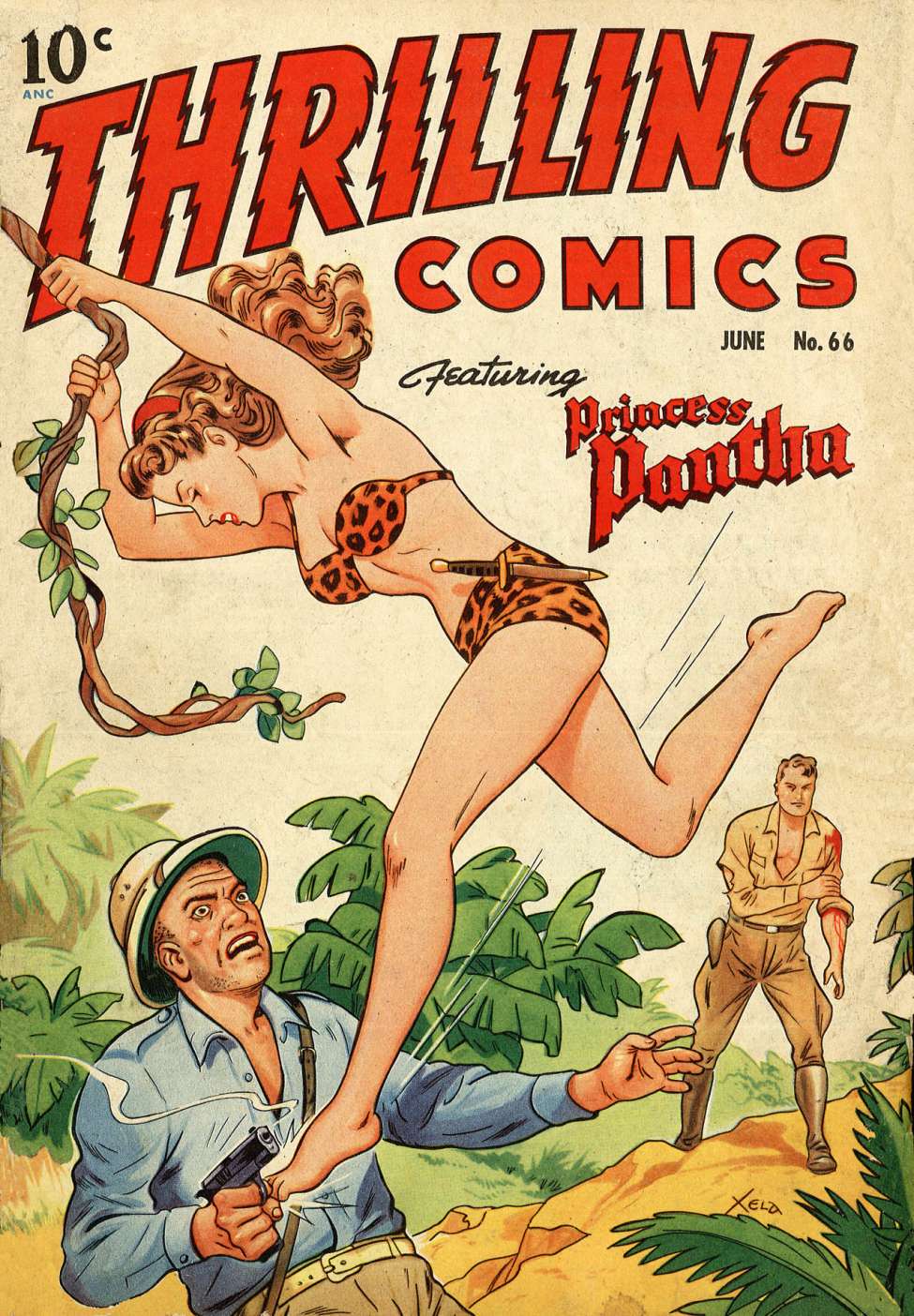 Comic Book Cover For Thrilling Comics 66