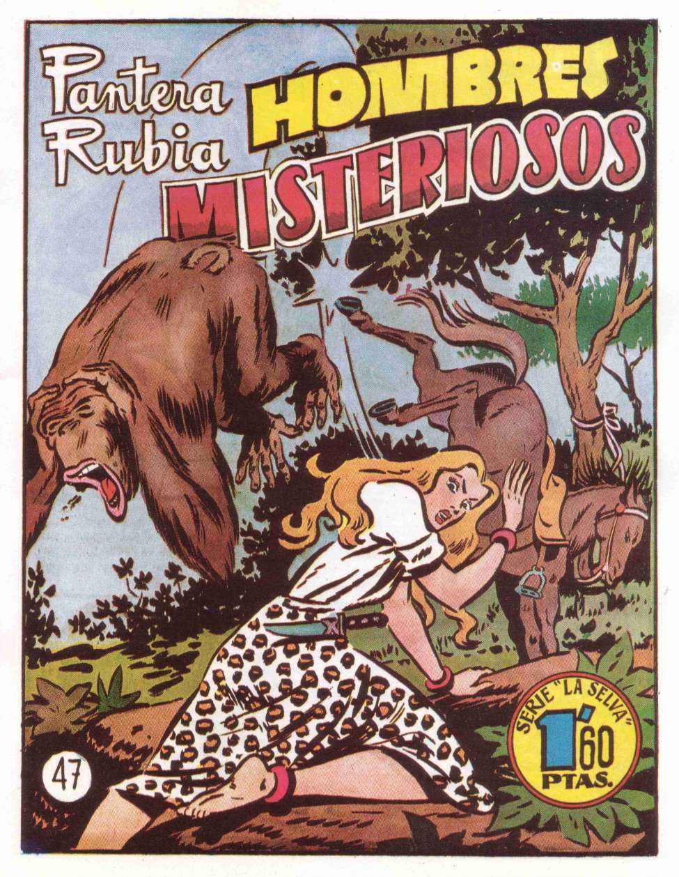 Book Cover For Pantera Rubia 35 - Hombres Misteriosos