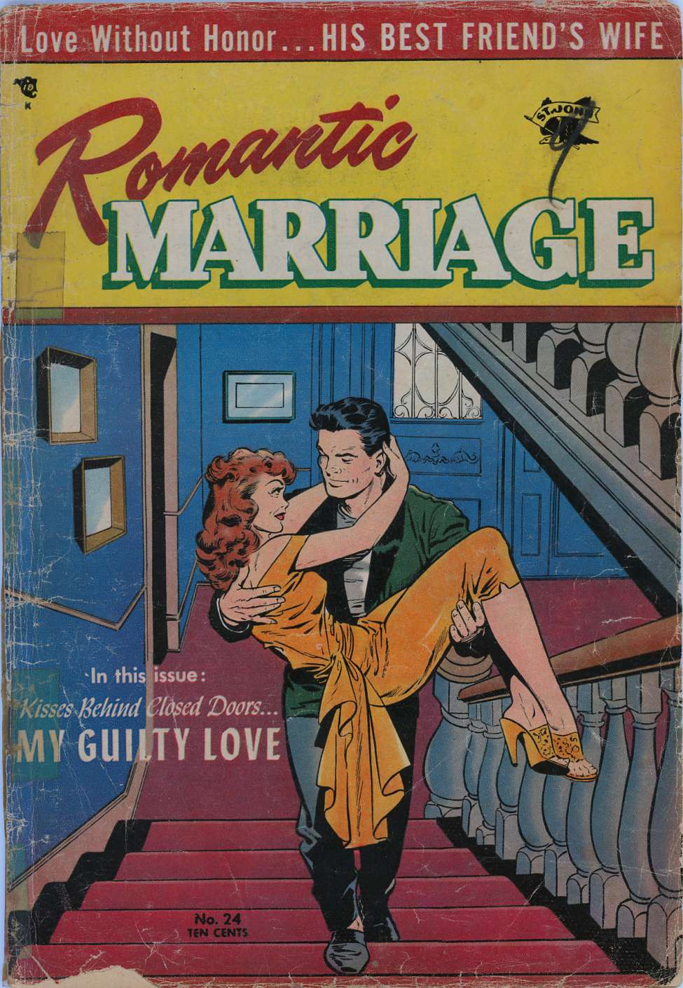 Comic Book Cover For Romantic Marriage 24