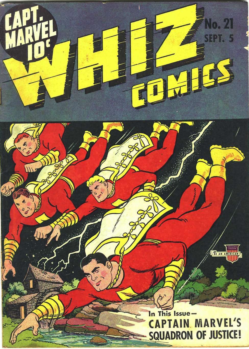 Comic Book Cover For Whiz Comics 21 (paper/2fiche)