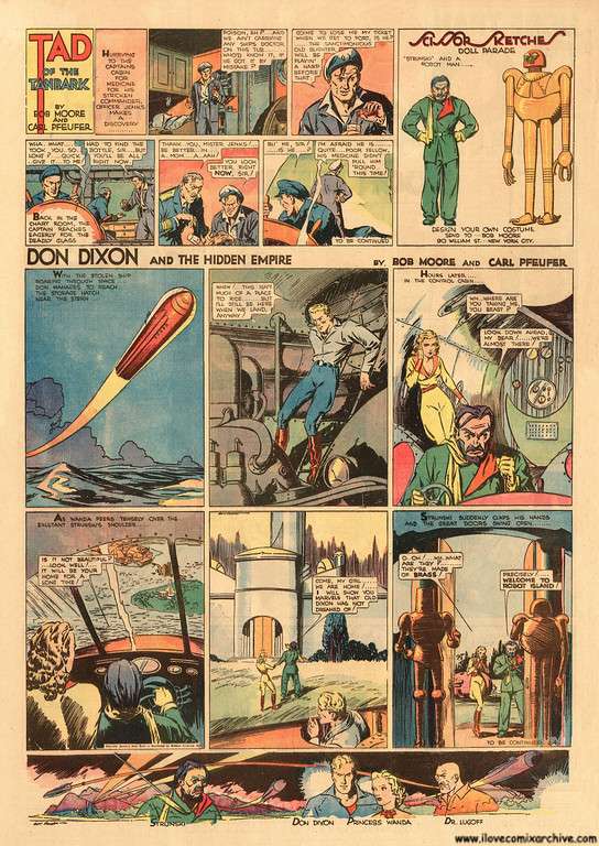 Comic Book Cover For Don Dixon 1939