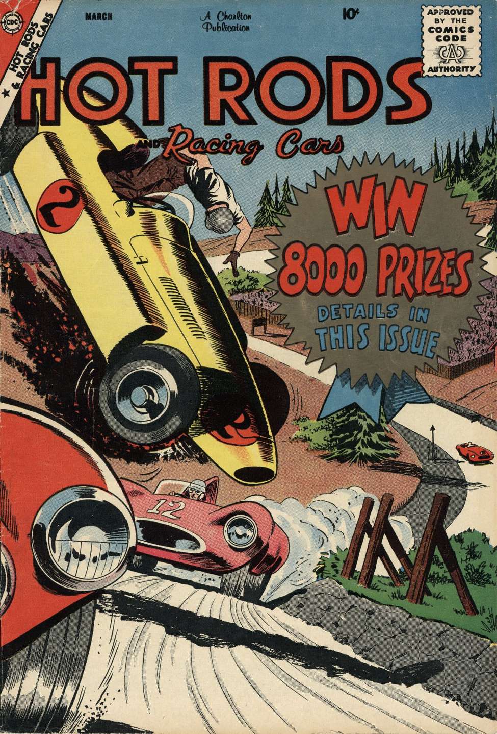 Comic Book Cover For Hot Rods and Racing Cars 39
