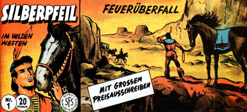 Book Cover For Silberpfeil im wilden Westen 1 - Feuer&uuml;berfall