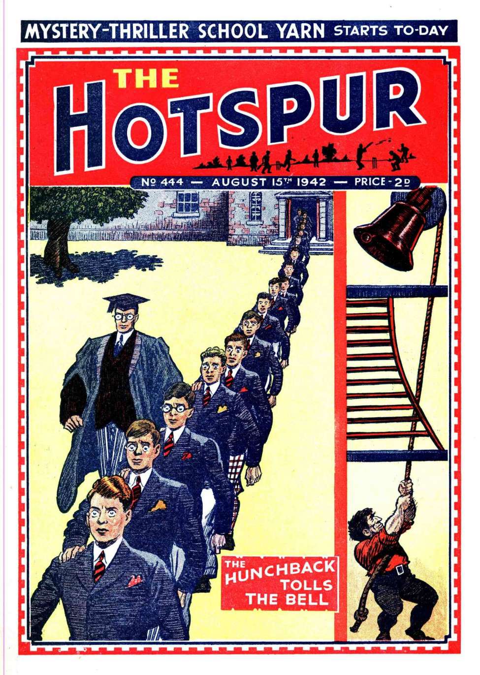 Comic Book Cover For The Hotspur 444