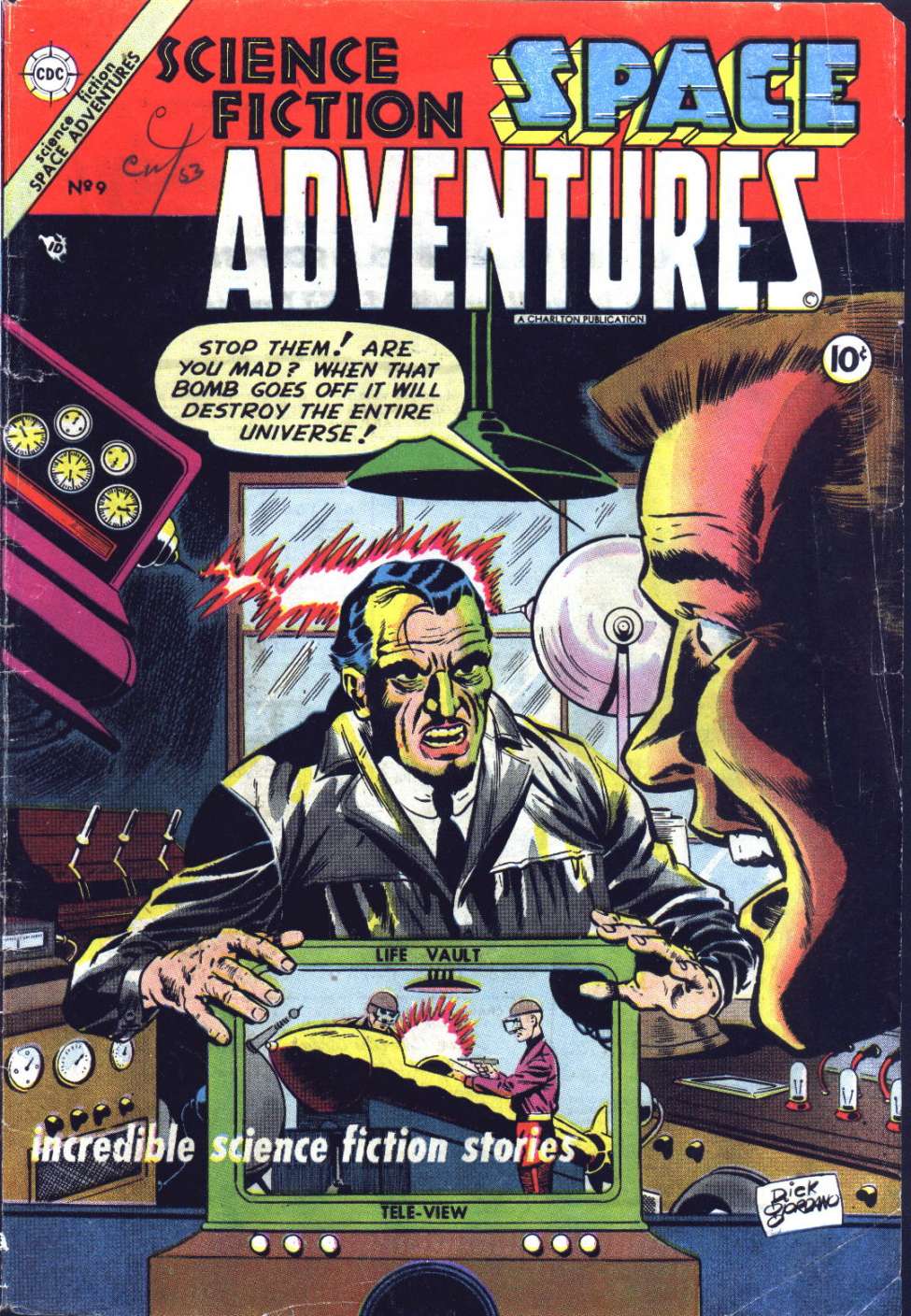 Comic Book Cover For Space Adventures 9