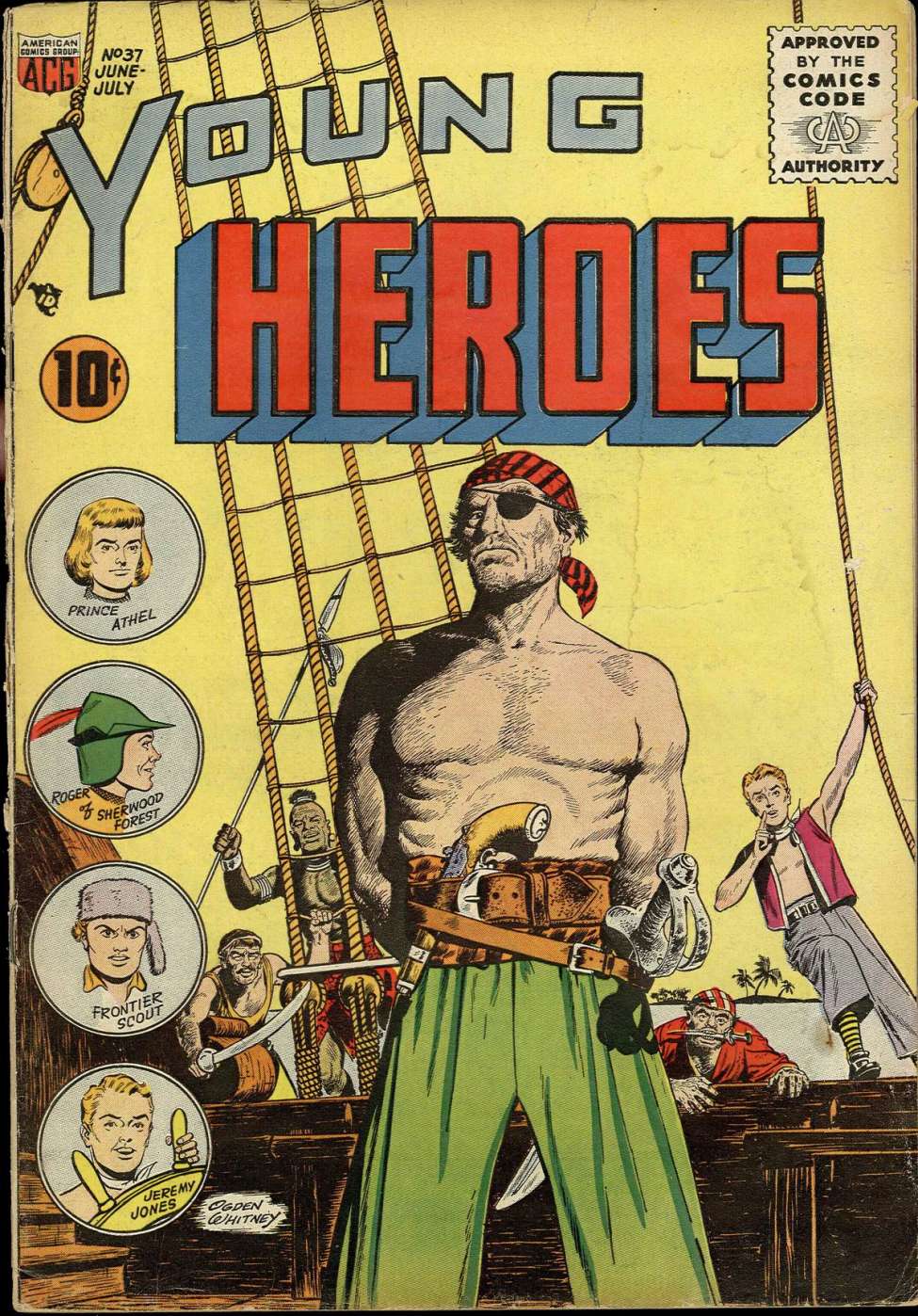 Comic Book Cover For Young Heroes 37