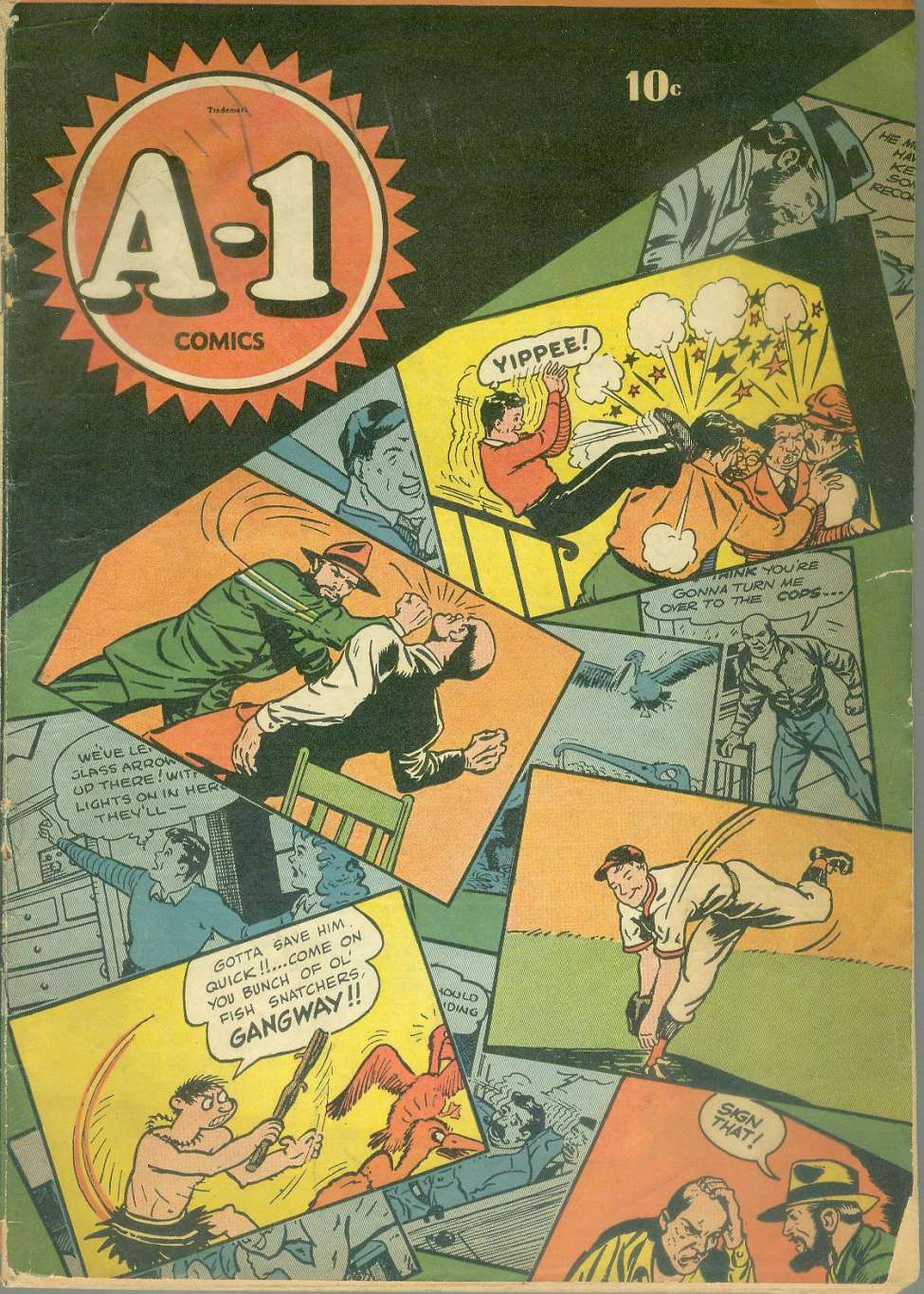 Comic Book Cover For A-1 Comics 2