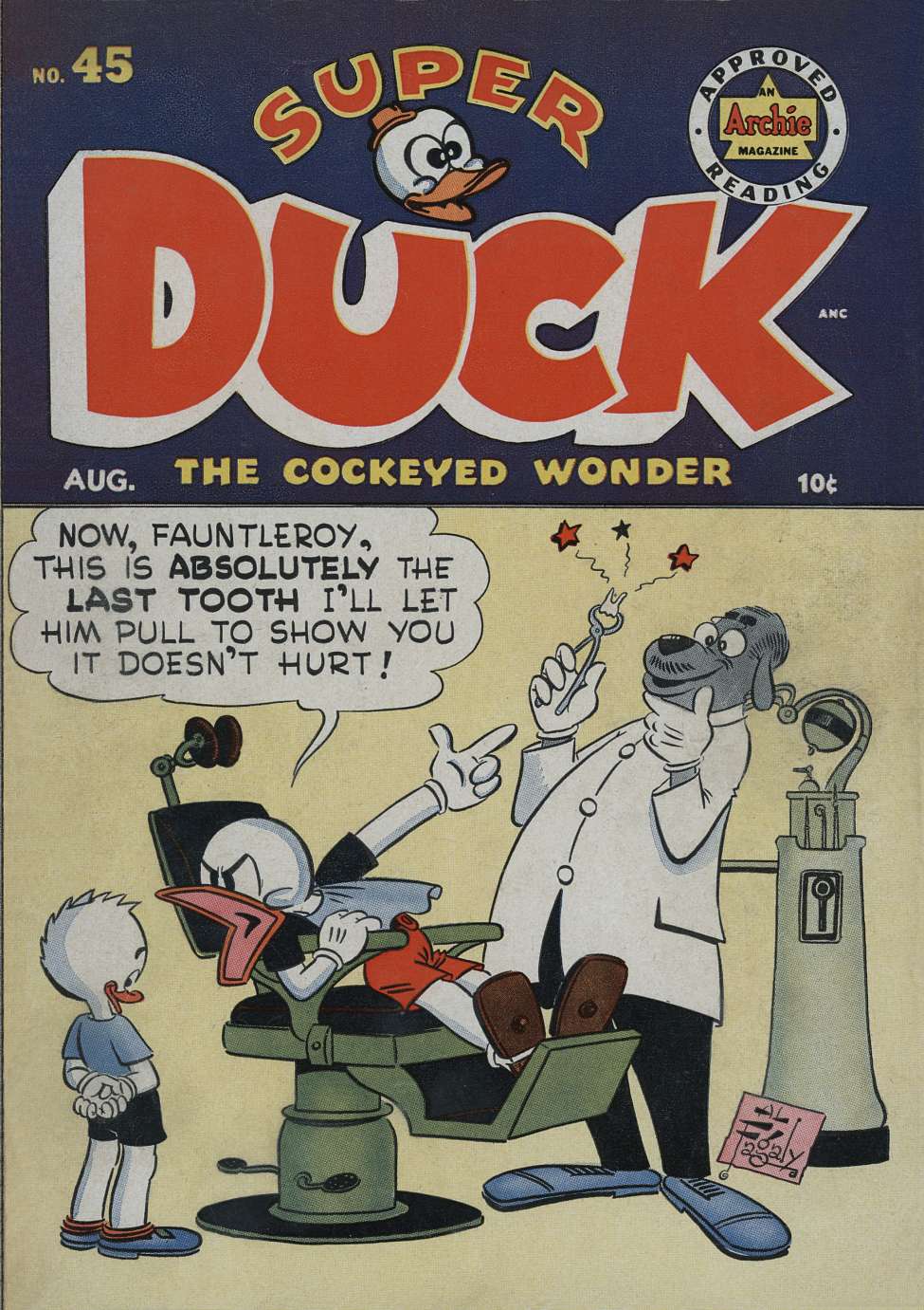 Comic Book Cover For Super Duck 45 - Version 2