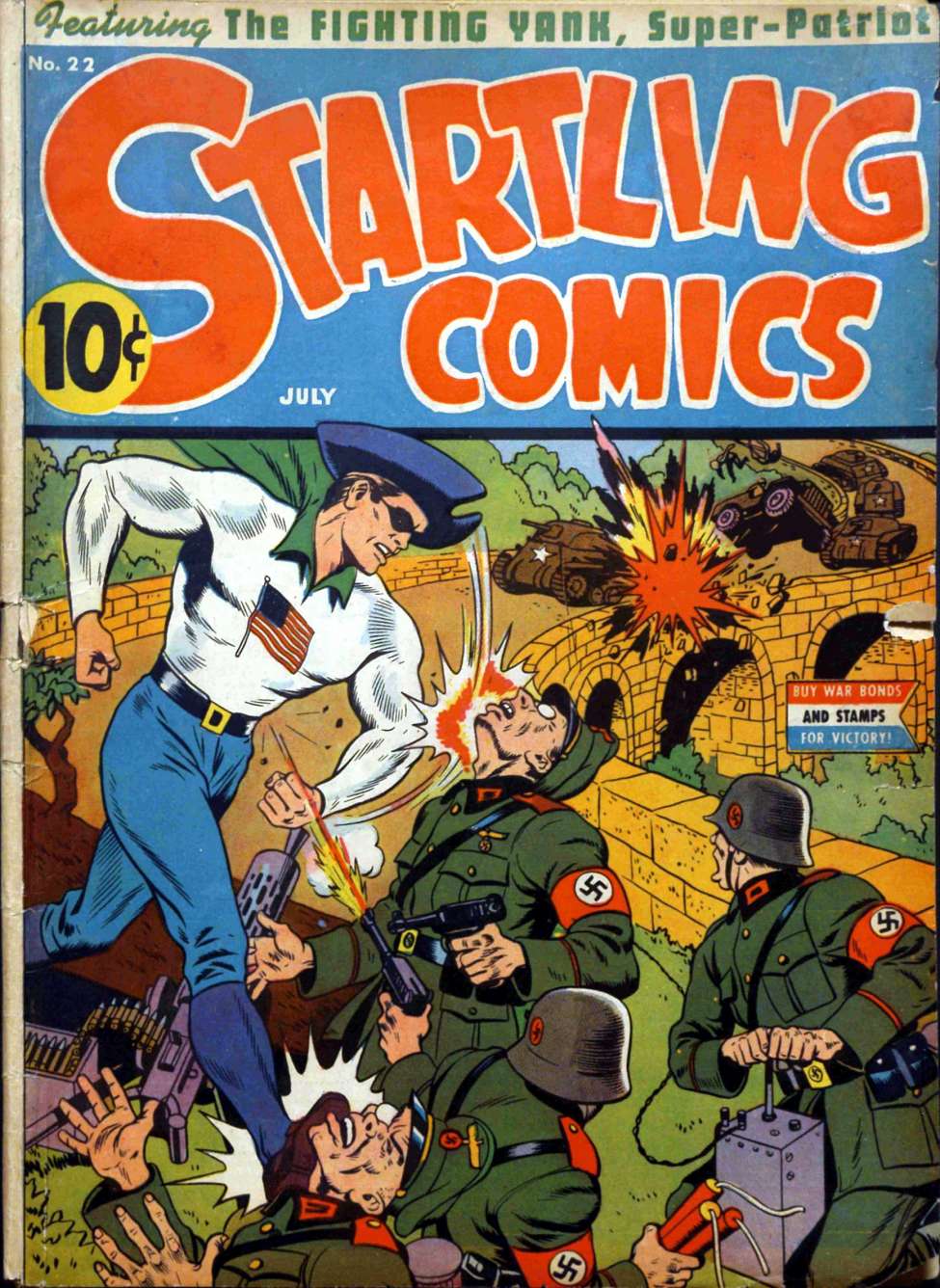 Comic Book Cover For Startling Comics 22