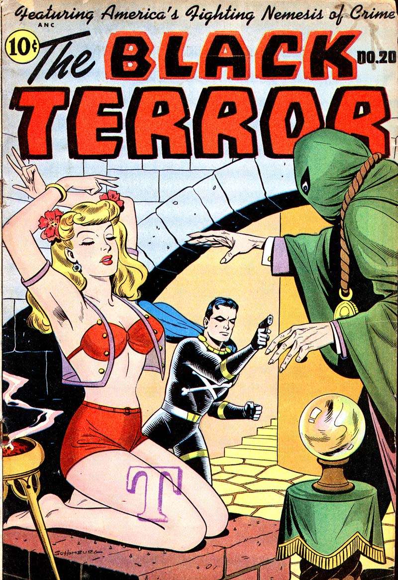 Comic Book Cover For The Black Terror 20