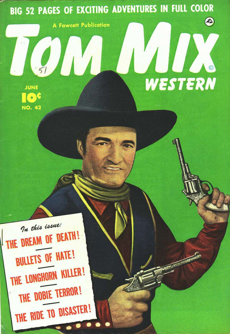 Book Cover For Tom Mix Western 42
