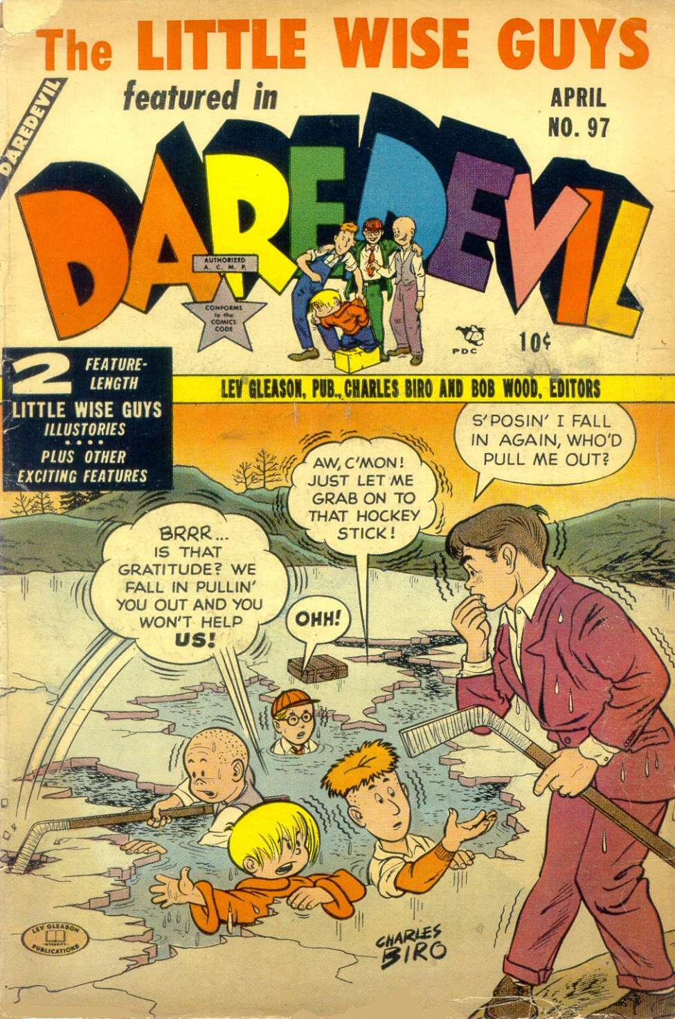 Comic Book Cover For Daredevil Comics 97