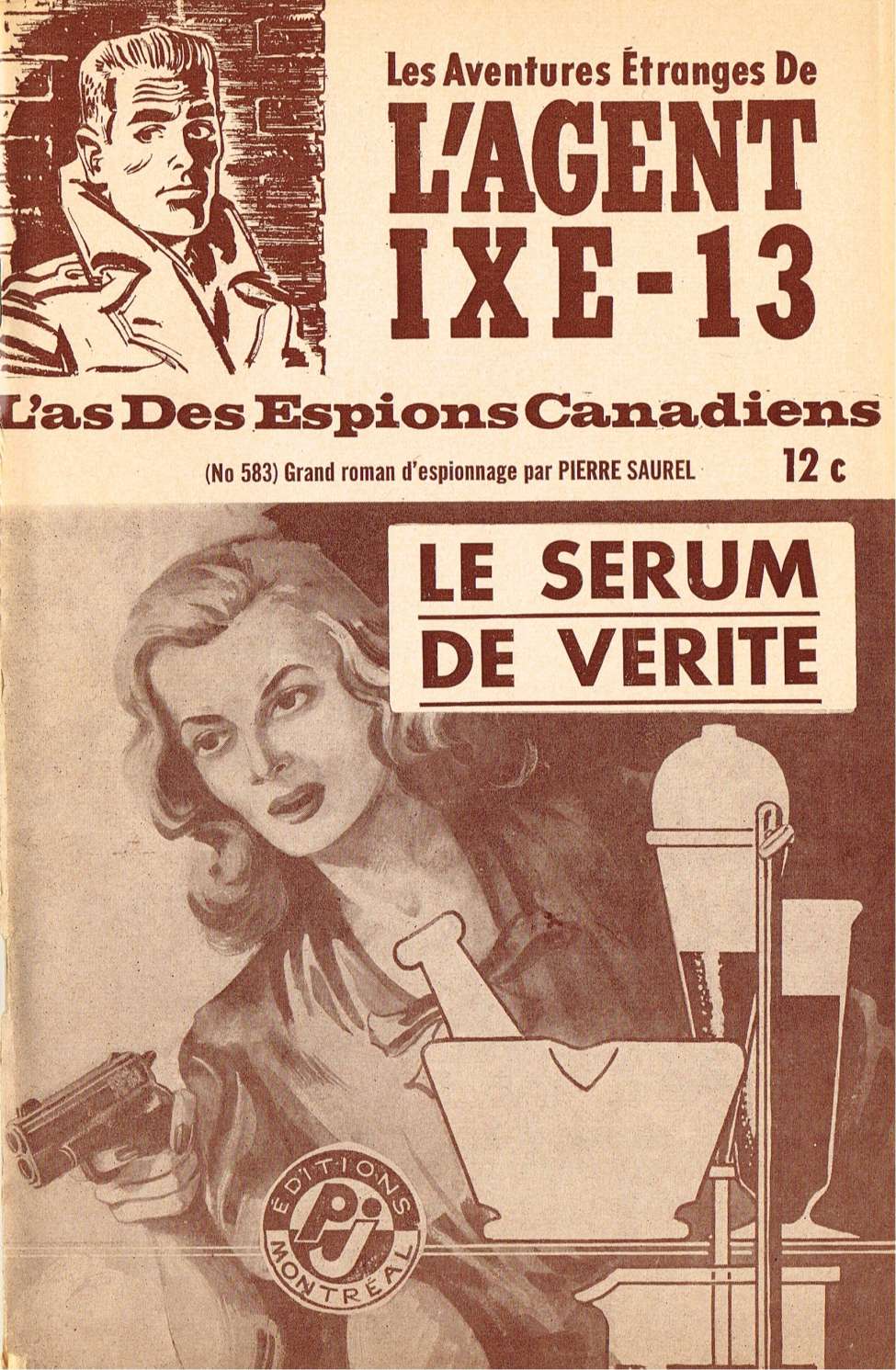 Book Cover For L'Agent IXE-13 v2 583 - Le sérum de vérité