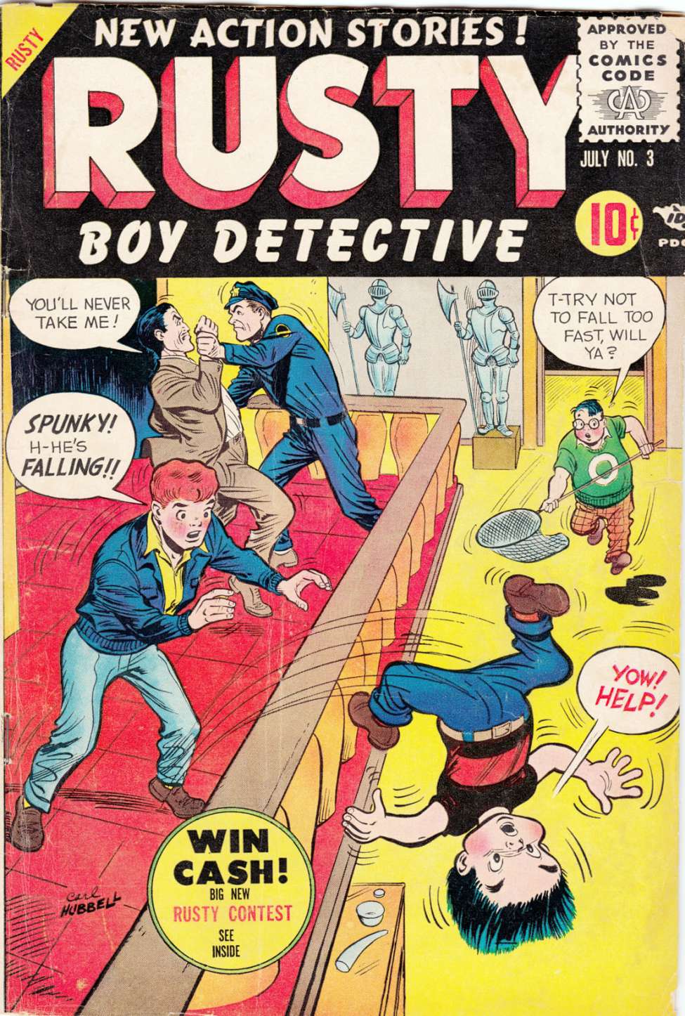 Comic Book Cover For Rusty, the Boy Detective 3