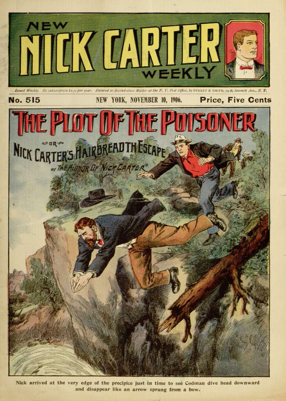 Book Cover For New Nick Carter Weekly 515 - Plot of the Poisoner