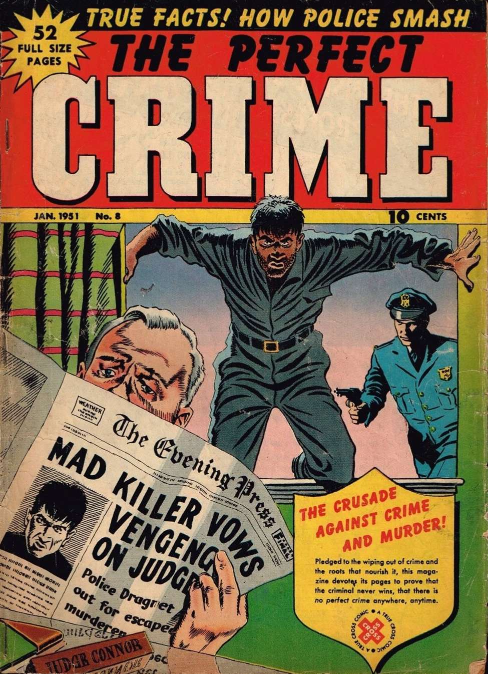 Comic Book Cover For The Perfect Crime 8